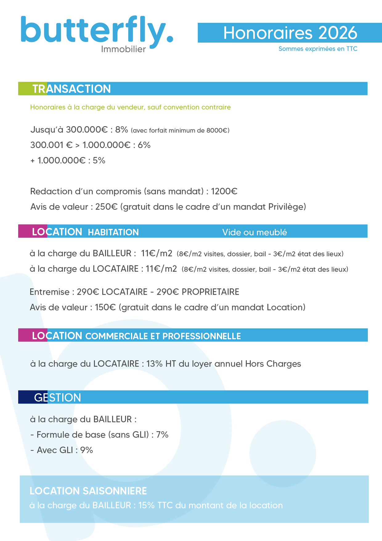 butterfly immobilier, agence immobilière guadeloupe
