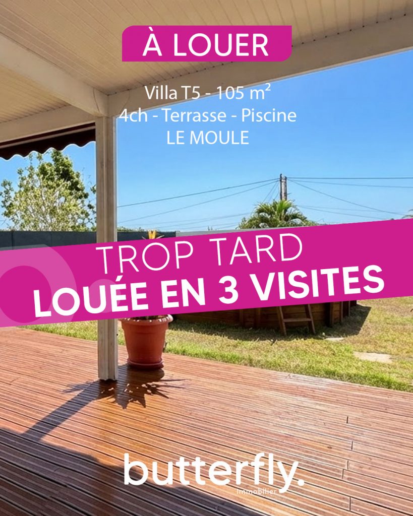 villa à louer guadeloupe, louer sa villa en guadeloupe, agence immobiliere guadeloupe